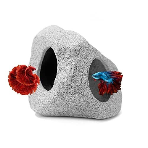 Aquarium Decoration Rock Caves, Hideaway for Shrimp Cichlid Mountain top