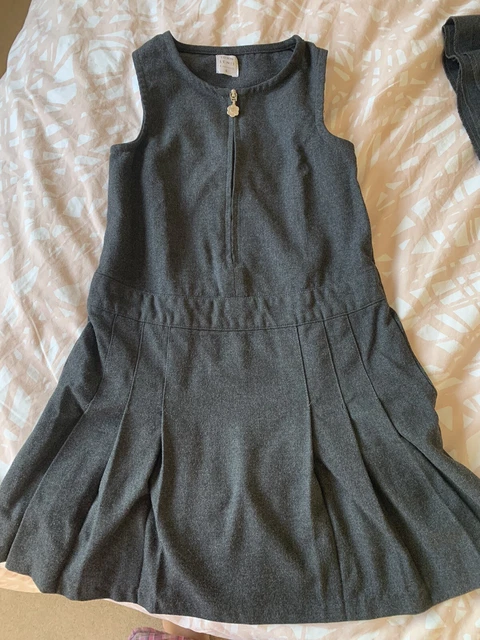 John Lewis girls grey school Uniform  pinafore age6 years