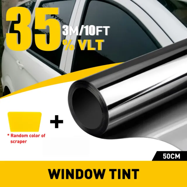 Pellicola rotolo per finestre 3M tinta non tagliata 35% 20" x 10 piedi auto vetro home office VLT x