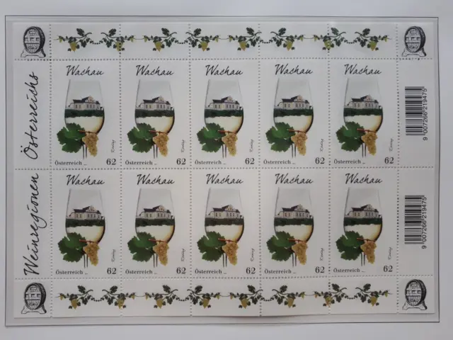 Briefmarken Österreich 2014 Mi 3133 Kleinbogen Klb (kompl.Ausg.) postfrisch 6,20