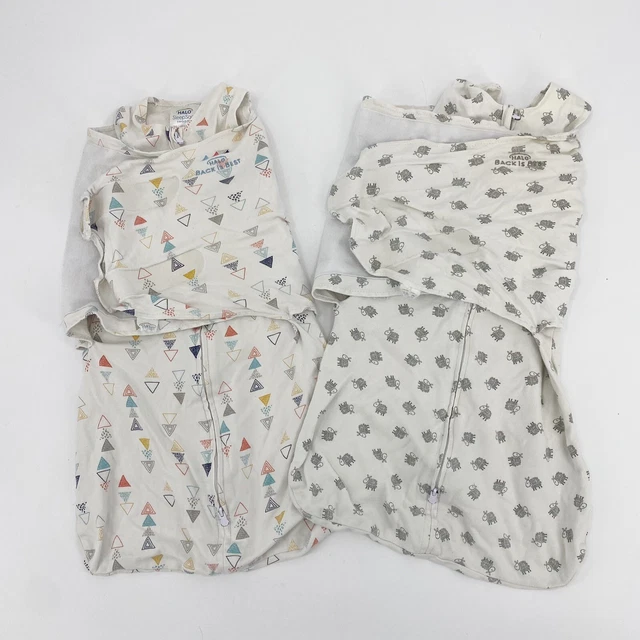 Halo Sleep Sack Baby Swaddle Lot of 2 Wearable Blankets Size 3-6 Months