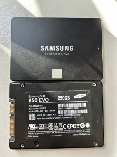 Samsung 850 EVO 250GB 2,5 Zoll SSD (MZ-75E250B/EU)