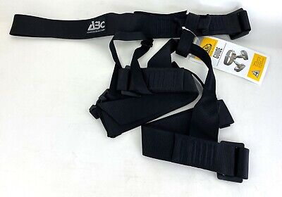 Advanced Base Camp ABC Climbing Guide Harness Black Type C One Size NWT B0500BB