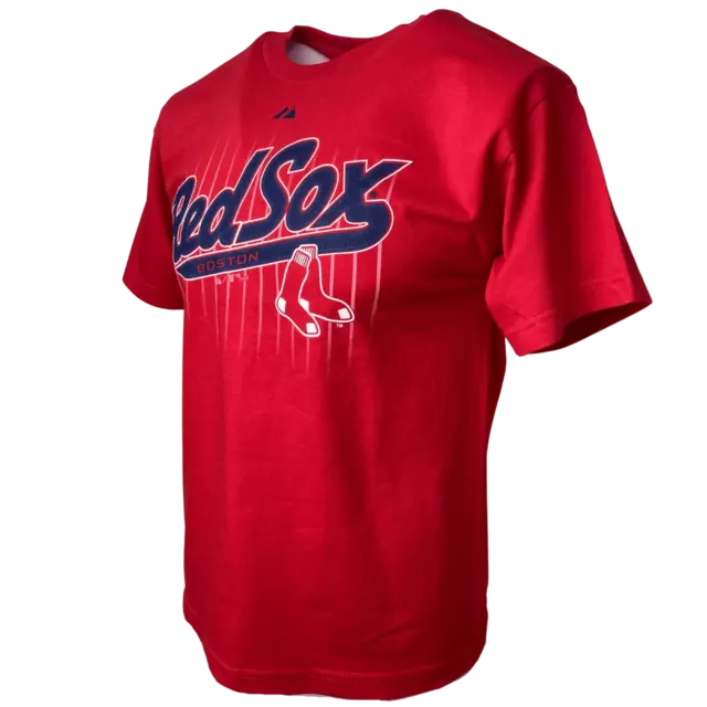 Youth Boston Red Sox MLB Majestic Red T-Shirt