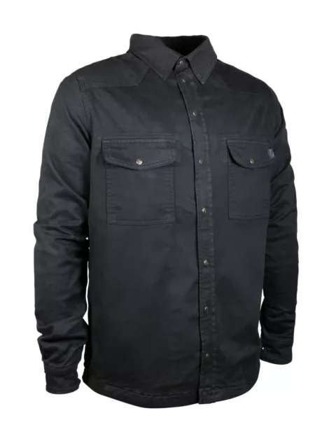 John Doe Motorrad Hemd Motoshirt Lumberjack XTM Black