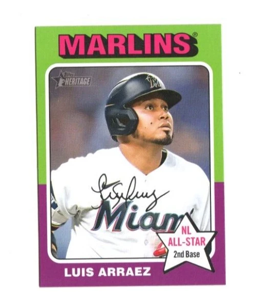 2024 TOPPS HERITAGE Baseball Luis Arraez Photo Variation 0.99 PicClick