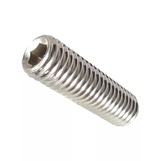 6-32 x 1/2" Grub Screws Allen Socket Set Screw Stainless Steel Qty 50