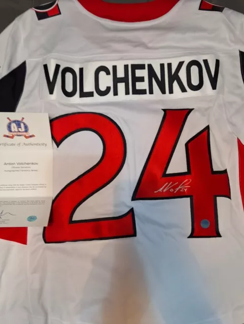 NHL Ottawa Senators #24 Volchenkov Official And Authentic Certified Jersey