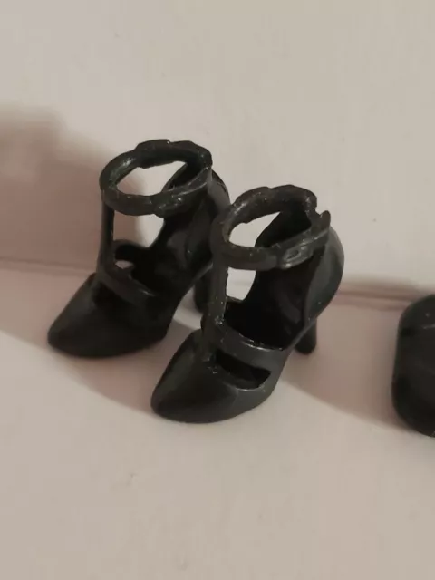 Barbie  Black High Heel Shoes & Purse Set