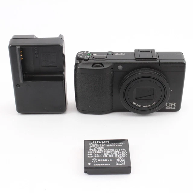 RICOH GR DIGITAL III Black 10.0MP Digital Camera from JAPAN＃2869