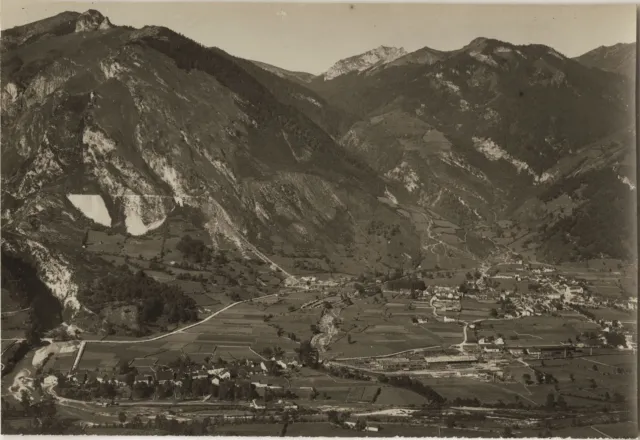 Antique Photo - Vintage Snapshot - Pyrenees Mountain Village Laruns - Mountain