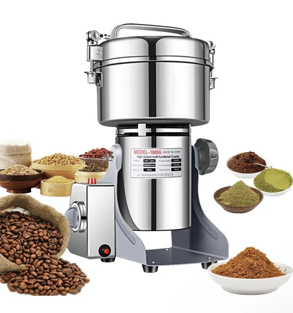 Electric Grain Grinder Mill 1000g High-speed Spice Herb Mill Powder Machine