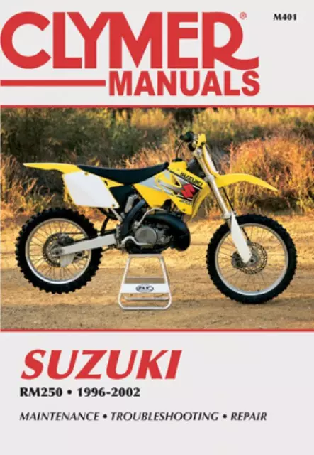 Suzuki RM250 Motorcycle (1996-2002) Service Repair Manual (Paperback)