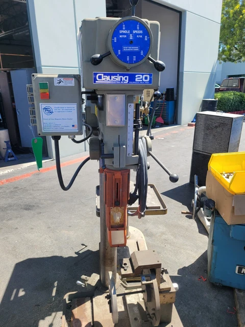 Clausing 20" Floor Drill Press, 3 Phase - 2274-1