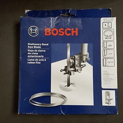 Hoja de sierra de banda de acero de alta velocidad Bosch BS5618-6W 56-1/8"" x 1/4"" x 0,012 x 6 TPI