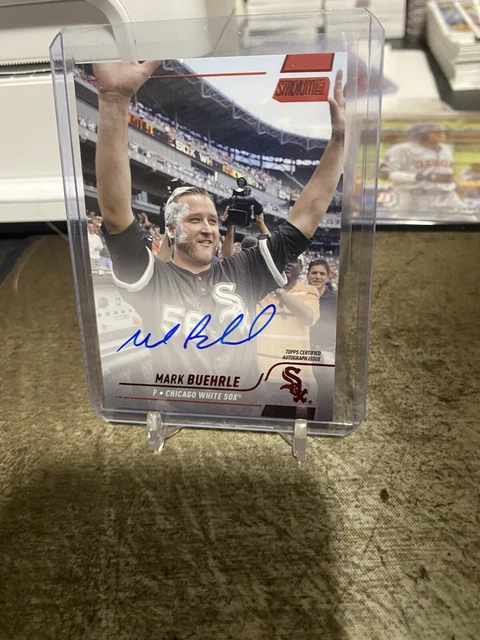 2022 Stadium Club Mark Buehrle #SCBA-MBU Autograph Red /50 Chicago White Sox