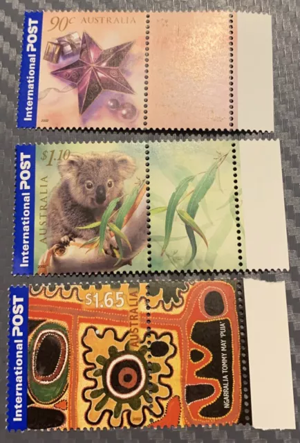 Australia stamps mint international greetings 2002