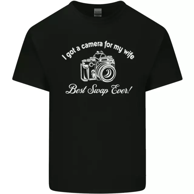 Camera for My Wife Photography Photographer Mens Cotton T-Shirt Tee Top