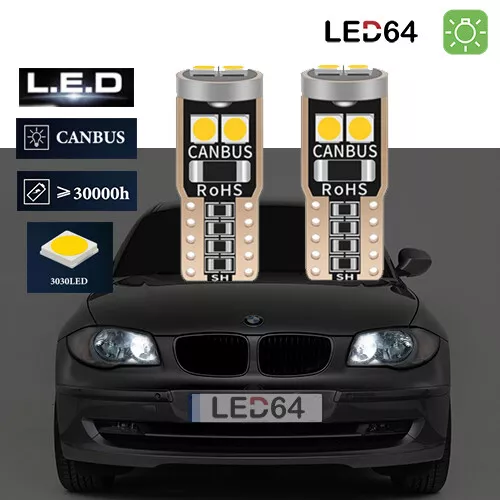 2 AMPOULES À LED Bleu feux de position / veilleuses pour BMW E46 E90 E60 Z3  Z4 EUR 8,59 - PicClick FR