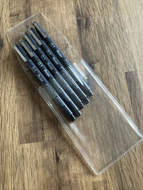 Pentel S20P Pointliner Pigment Liner Pen – Technical Drawing & Fineliner With Black Ink, Made In Japan