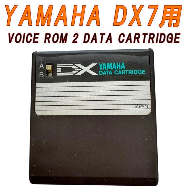 YAMAHA DX7 VOICE ROM 2 Cartucho de Datos Vintage Sintetizador
