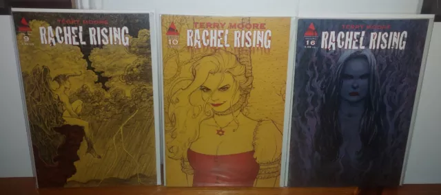 Rachel Rising #9 #10 #16 #20 Terry Moore Abstract Studio Hot Series! Lot Of 4