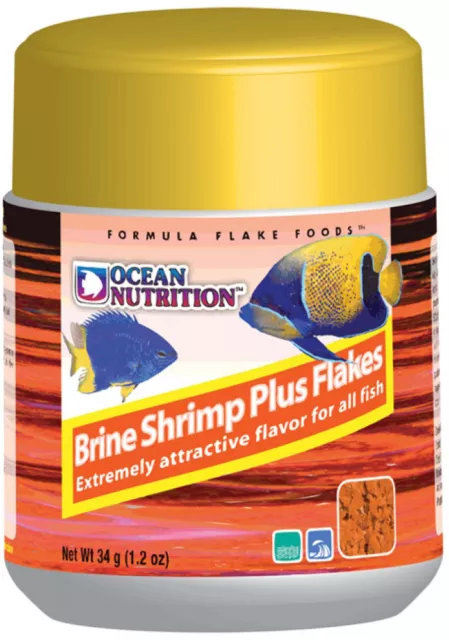 Ocean Nutrition Brine Shrimp Plus Flake 34 Gr Artemia Enriquecida Acuario