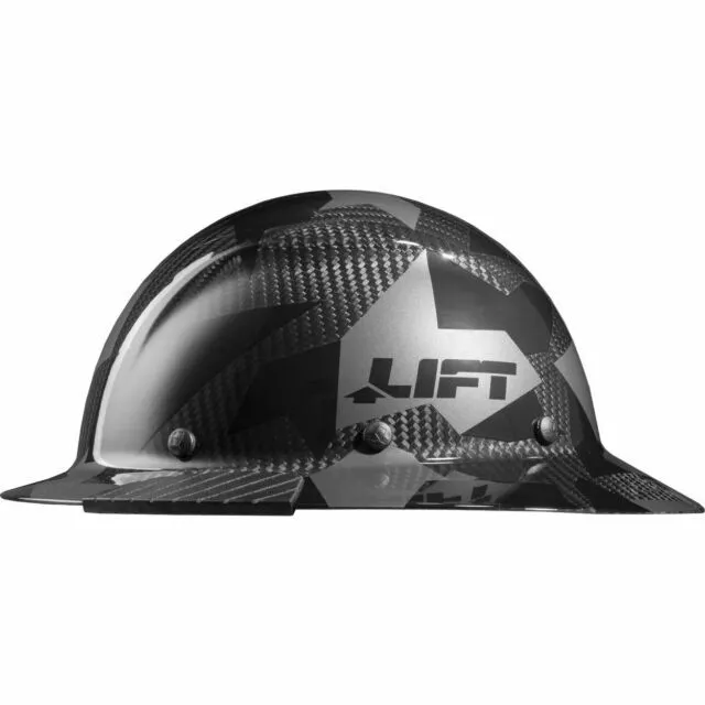 Lift Safety HDC-20CK DAX Carbon Fiber Black Camo Full Brim Hard Hat