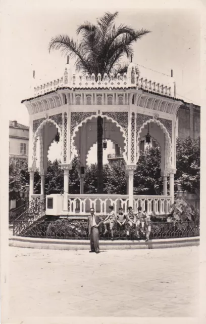 Cpsm Blida Le Kiosque De La Place D' Armes