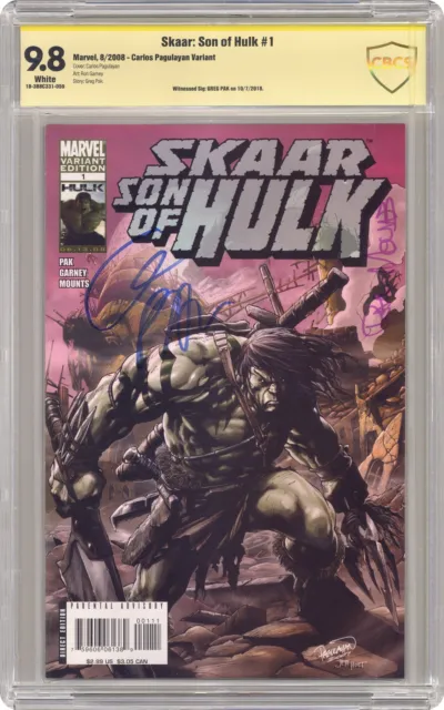 Skaar Son De Hulk 1B Pagulayan Variante CBCS 9.8 Inox Greg Pak 2008