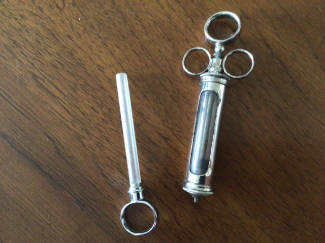 Antique Hypodermic Syringe.