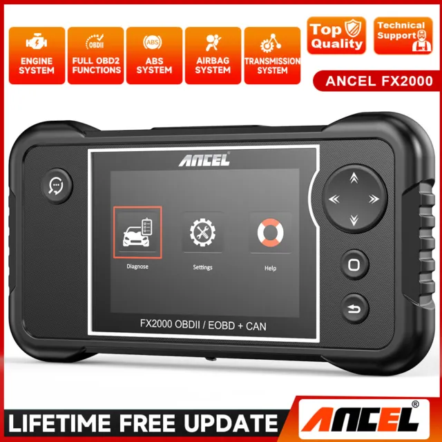 🔥ANCEL FX2000 KFZ Diagnosegerät Profi OBD2 Scanner Fehlerauslesegerät ABS SRS