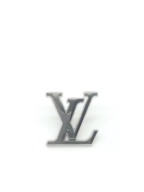 VINTAGE SIZED LOUIS Vuitton LV Brooch, Lapel Pin - Gold $59.99 - PicClick