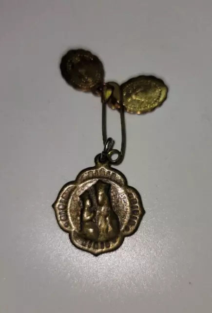 Medalla Santa de Colección Nuestra Señora del Perpetuo Socorro C. 1930 Medallas de Bronce Bonus