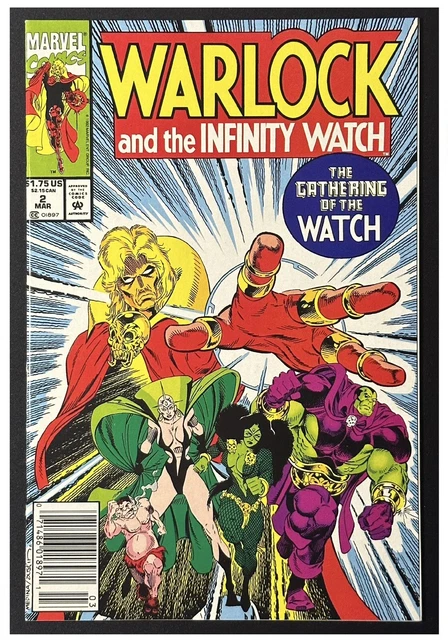 Warlock and the Infinity Watch #2 Marvel Comics 1992 ADAM WARLOCK (1992) NM 9.4