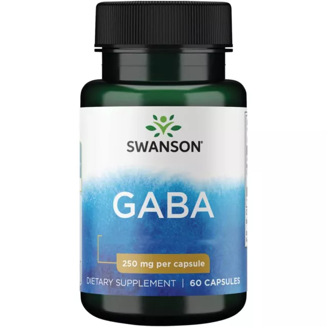 Swanson, Gaba, 250mg, 60 Kapseln - Blitzversand