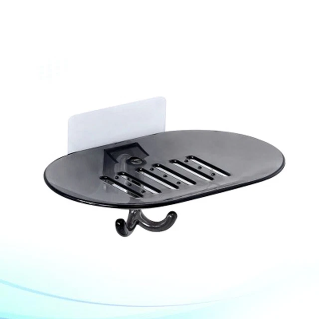Copiel Scaffale Cesto Doccia, Ventosa Bagno Parete Doccia Scaffali, Rimovibile Portasapone Cremagliera Organizzatore per Bagni Accessori di Stoccaggio Senza Forare con 2 Ganci Alluminio