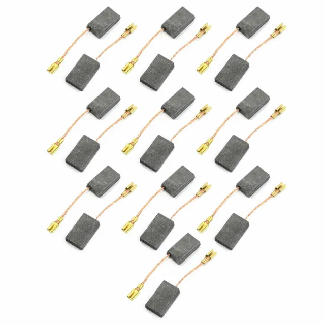 Replacements 5/8" x 25/64" x 1/5" Motor Carbon Brush 10 Pairs
