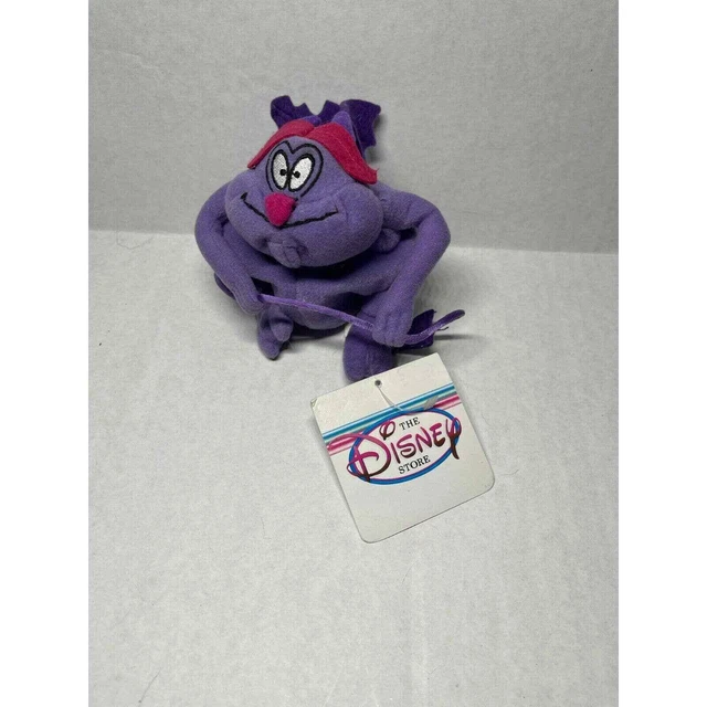 DISNEY STORE PLUSH Mini Bean Bag Pain Panic Purple Monster Hades