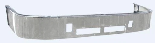 Premium Aero Chrome Front Bumper For A 1998 - 2002 Volvo Vnl, With Brackets.