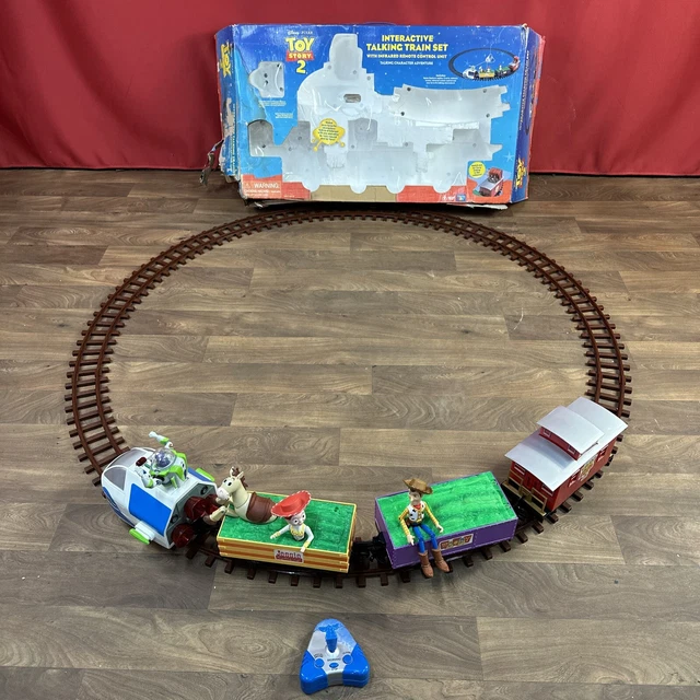 DISNEY TOY STORY 2 Interactive Remote Toy Talking Train Set by Thinkway Toys £49.99 PicClick UK