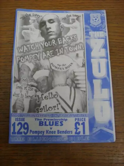27/09/2003 Fanzine: Birmingham City - The Zulu Issue No 129 v Portsmouth