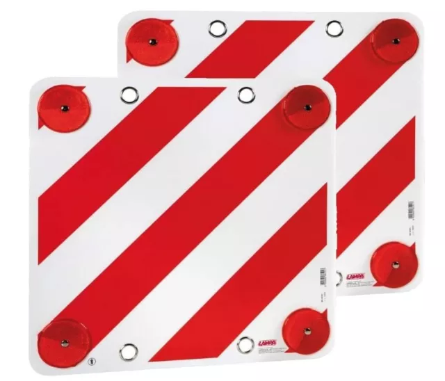 Lampa KIT 2 PEZZI Pannello di segnalazione carico sporgente in pvc non omologato