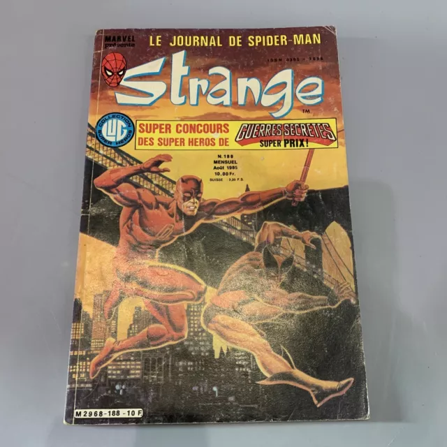 BD Marvel  Strange numéro 188 Août 1985