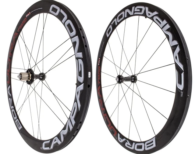New Campagnolo Bora Ultra Two Carbon Road / Tubular Wheelset / Shimano 9/11 Spd