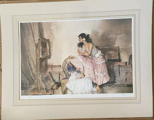 William Russell Flint "Model And Critic" Limited Edition 342/850. Unframed.