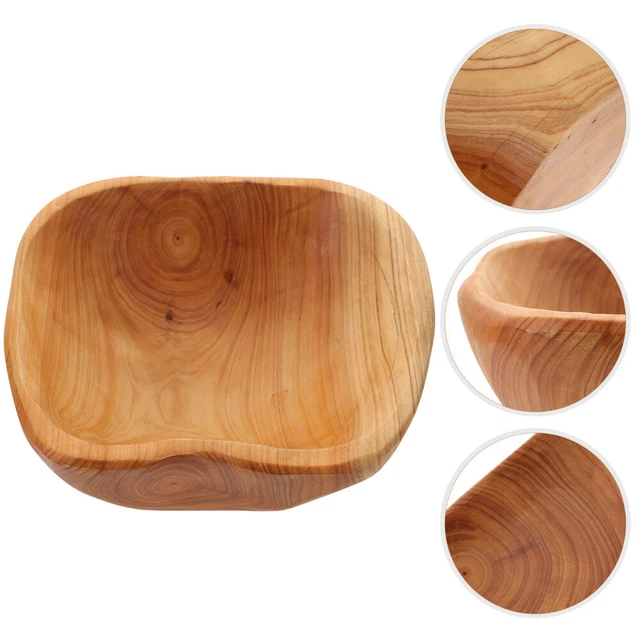 Carved Wooden Fruit Wood Appetizer Bowl Wooden Fruit Bowls Root Carving