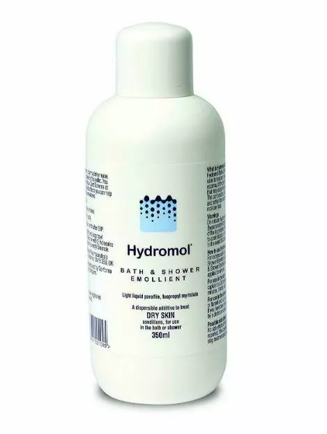 Hydromol Bath & Shower Emollient 350ml | for Dry Skin, Eczema, Dermatitis