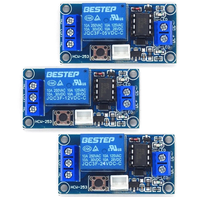 DC5-28V Latching Relay Module with Touch Bistable Switch MCU Control One Channel Relay Power Supply - 13