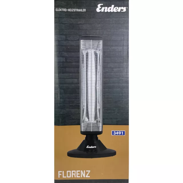 Enders Florenz Elektro Heizstrahler 900W Terrassenheizer Infrarot Standheizung